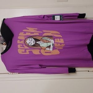 Nwt The Nightmare Before Christmas 2 piece shirt snd long socks